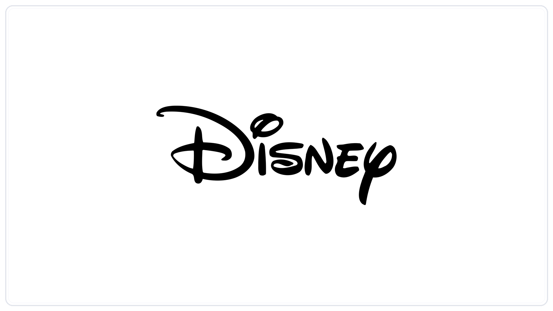 Disney logo card - Mega Claw collection