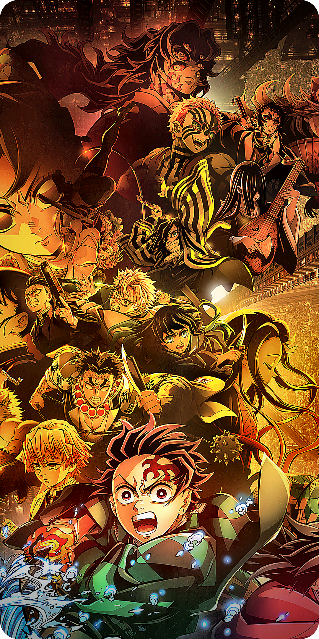 Demon Slayer series artwork - Mega Claw blind box collection