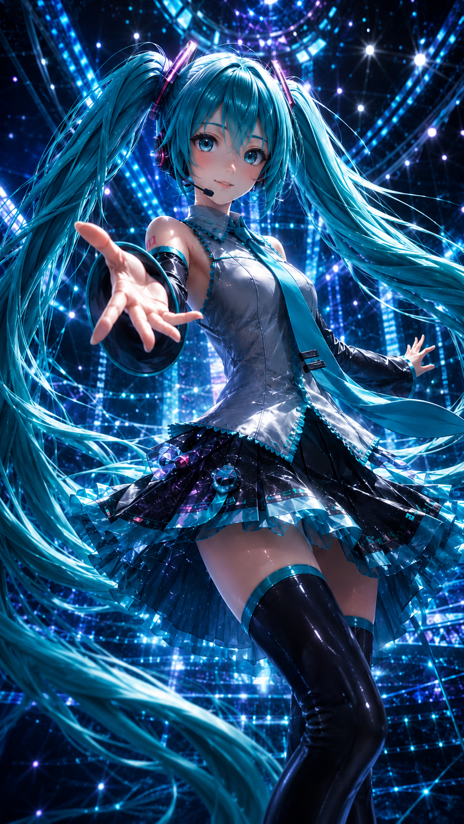 Hatsune Miku series cover featuring the main character - Mega Claw