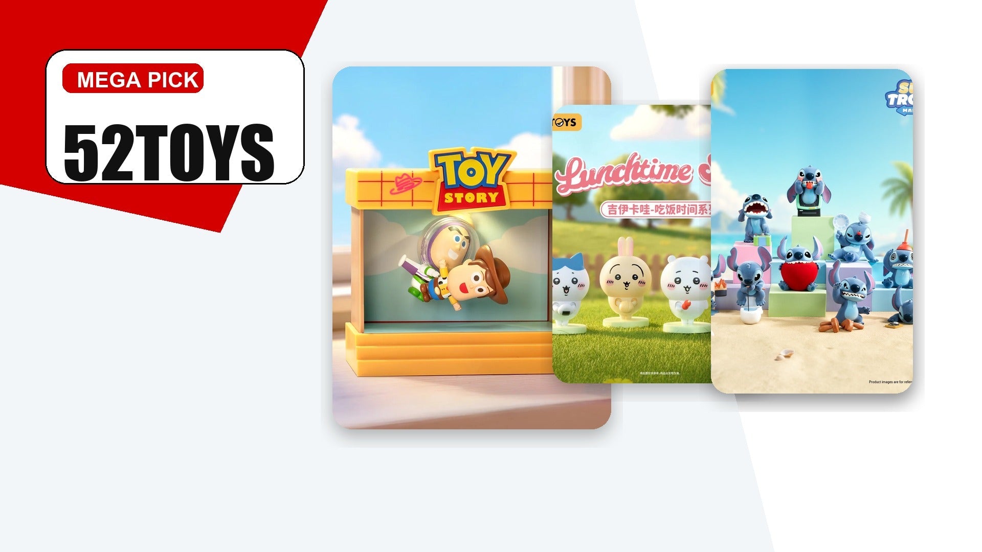 52TOYS products and blind boxes at Mega Claw Shop
