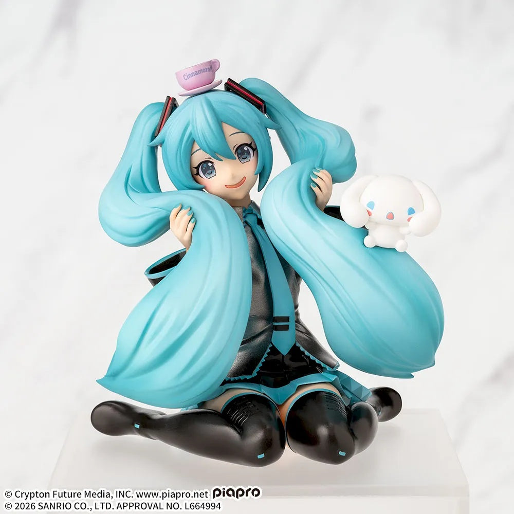 Hatsune Miku x Cinnamoroll Chokonose Premium Figure Mofutto Ver. - Hatsune Miku x Cinnamoroll Chokonose Premium Figure anime figure product image 1