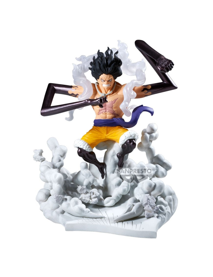 Banpresto - ONE PIECE - Monkey D. Luffy Gear 4 Senkou Zekkei Figure - One Piece Senkou Zekkei anime figure product image 1