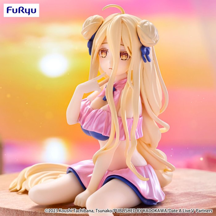 Date A Live V Mukuro Hoshimiya Noodle Stopper Figure Swimsuit Pastel Pink Color Ver. - Date A Live Noodle Stopper anime figure product image 2