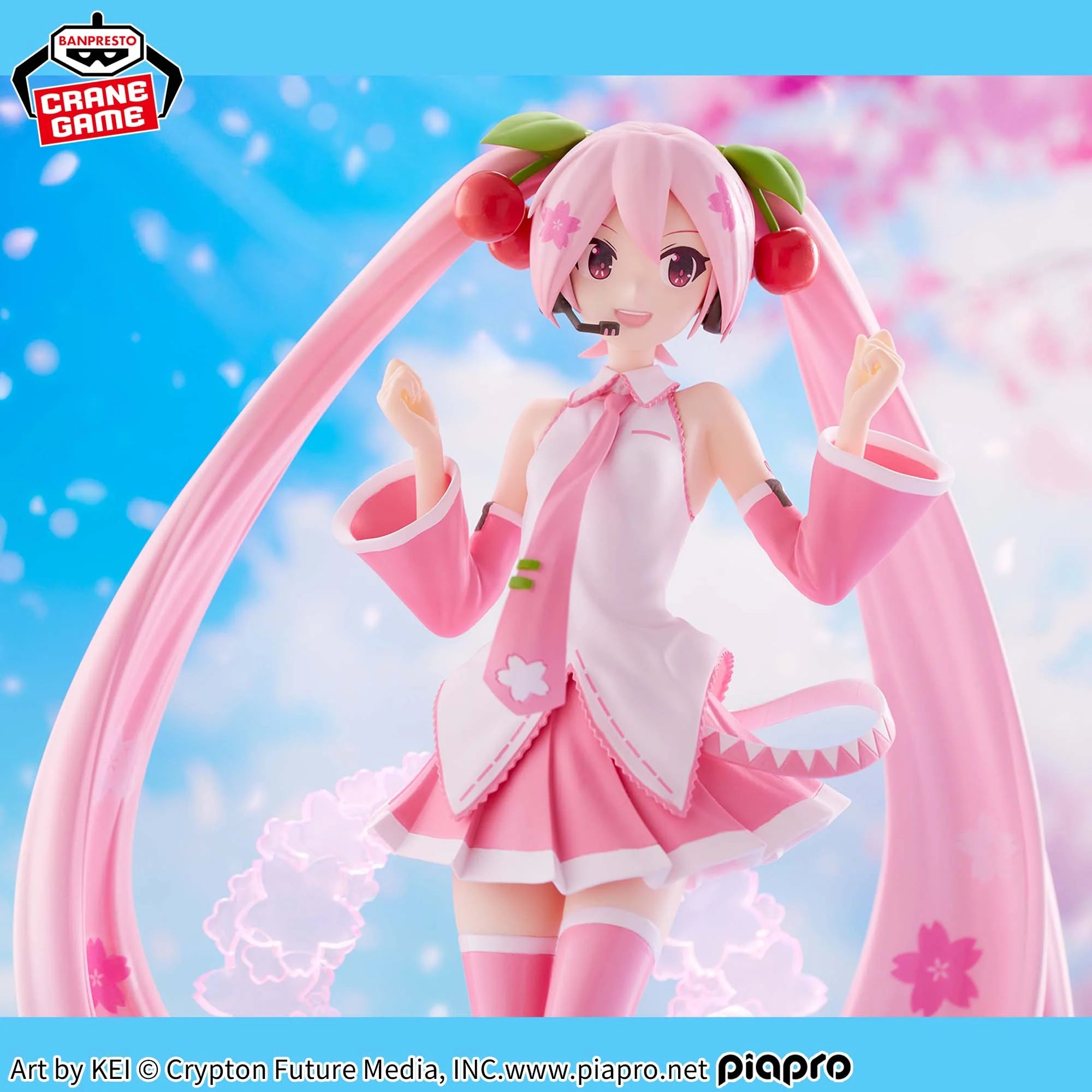 Hatsune Miku BANPRESTO EVOLVE Sakura Miku Figure - Hatsune Miku / Piapro Characters BANPRESTO EVOLVE anime figure product image 3
