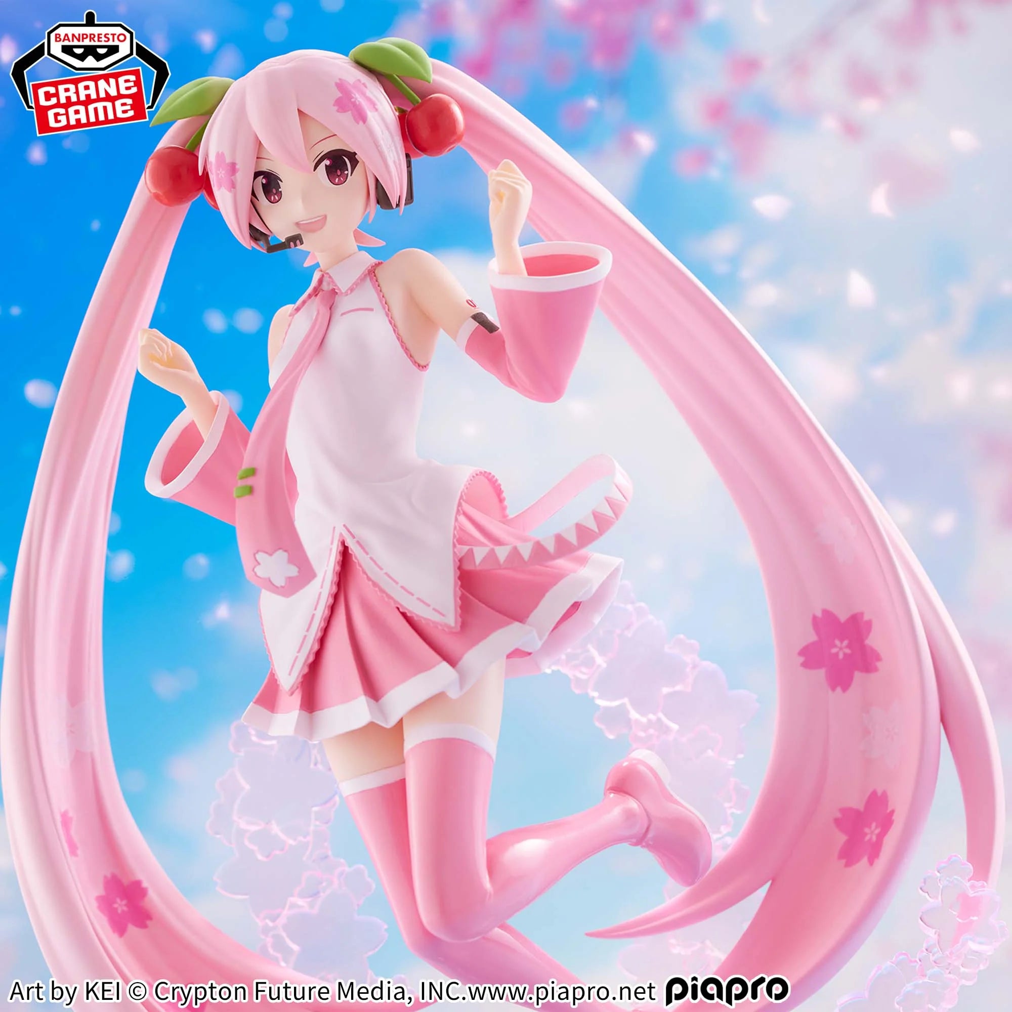 Hatsune Miku BANPRESTO EVOLVE Sakura Miku Figure - Hatsune Miku / Piapro Characters BANPRESTO EVOLVE anime figure product image 4