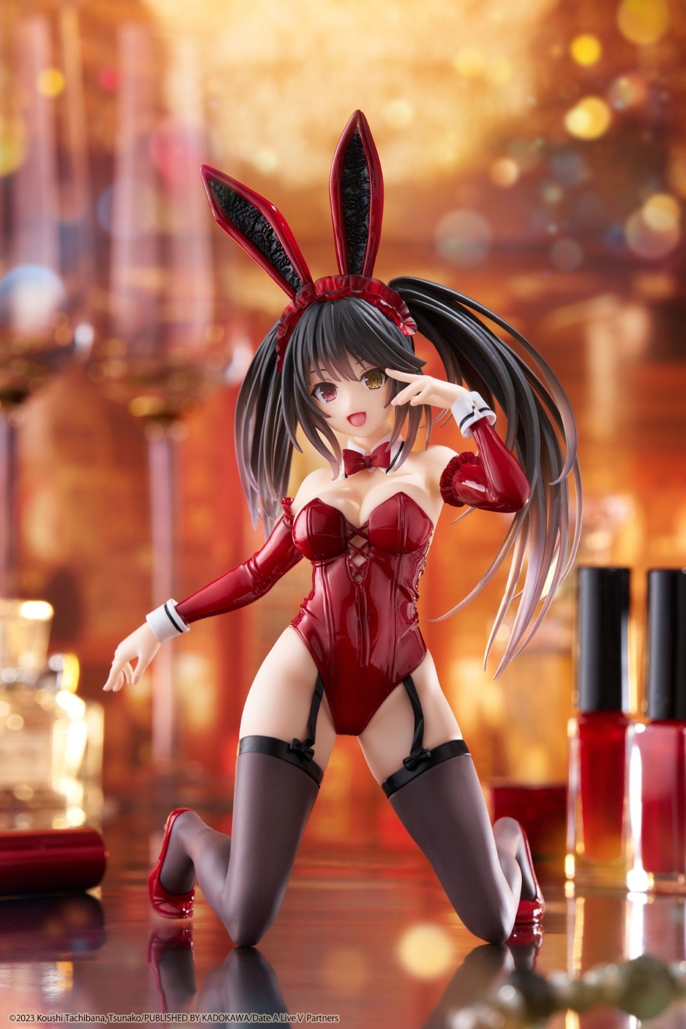Date A Live V Kurumi Tokisaki Desktop Cute Figure Bunny Ver. - Date A Live Desktop Cute anime figure product image 3