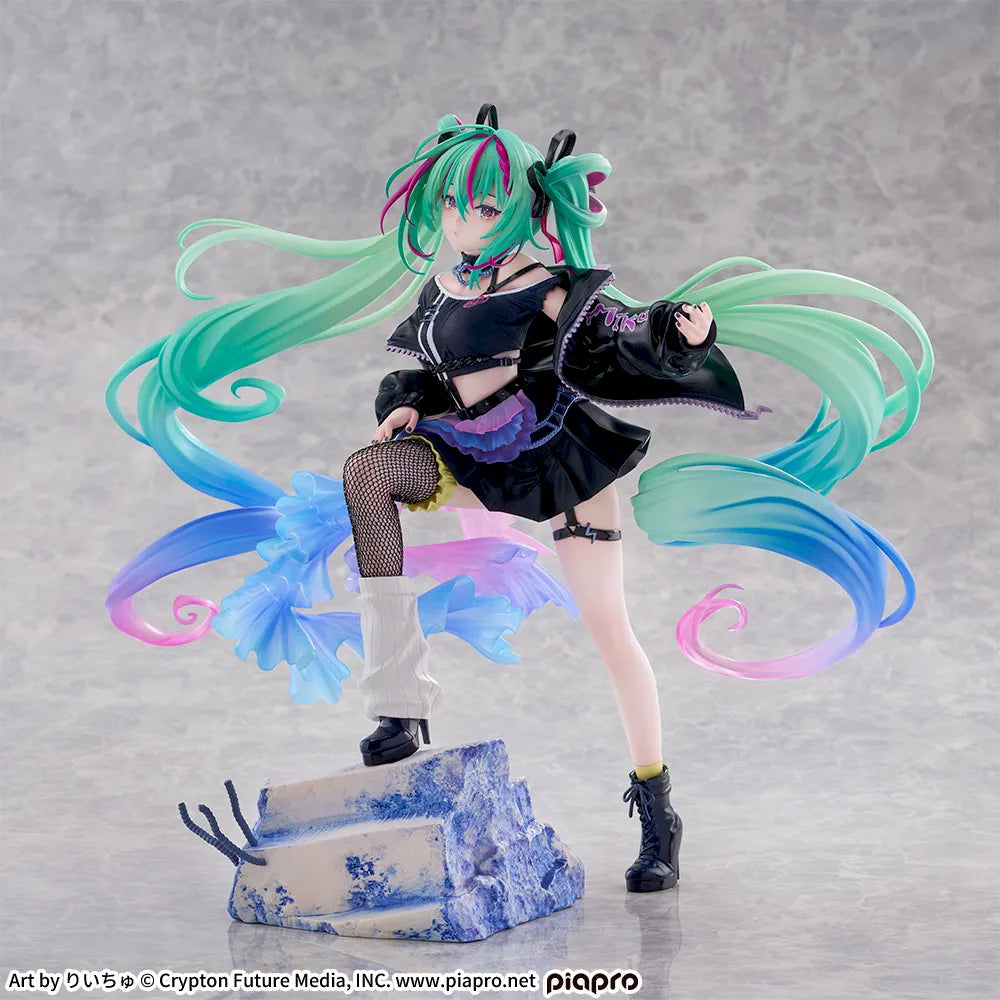 Hatsune Miku Series FIGURIZMα “Hatsune Miku” -Punk!- Figure - Hatsune Miku / Piapro Characters FIGURIZMα anime figure product image 3