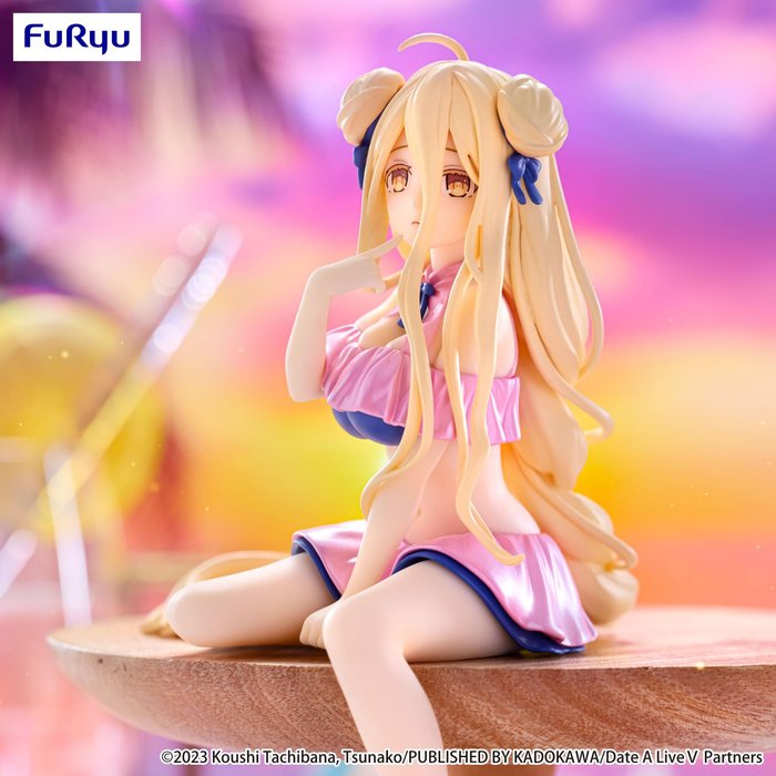 Date A Live V Mukuro Hoshimiya Noodle Stopper Figure Swimsuit Pastel Pink Color Ver. - Date A Live Noodle Stopper anime figure product image 5