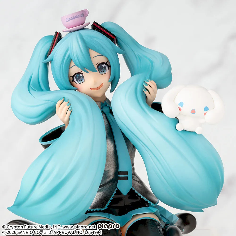 Hatsune Miku x Cinnamoroll Chokonose Premium Figure Mofutto Ver. - Hatsune Miku x Cinnamoroll Chokonose Premium Figure anime figure product image 5