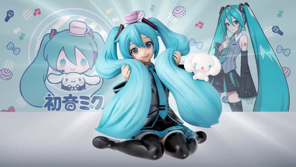 Hatsune Miku x Cinnamoroll Chokonose Premium Figure Mofutto Ver. - Hatsune Miku x Cinnamoroll Chokonose Premium Figure anime figure product image 6