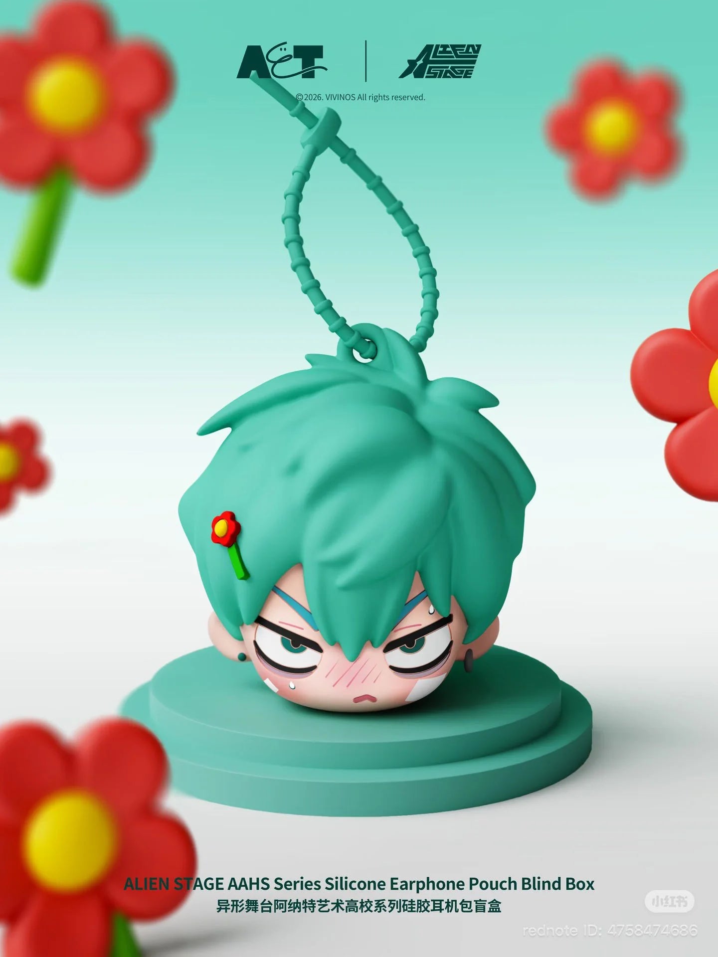 AET ALIEN STAGE AAHS High School Series - Silicone Earphone Pouch - Alien Stage pre-order collectible product image 1