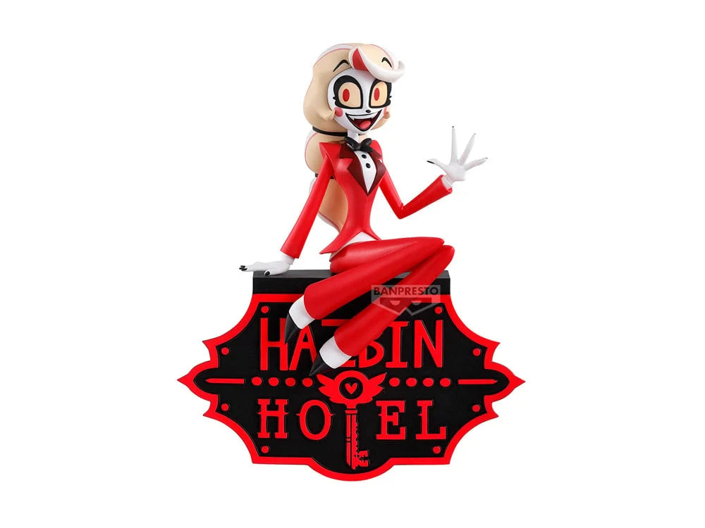 Banpresto Hazbin Hotel Monitor Top Figure Charlie Morningstar - Banpresto Hazbin Hotel Monitor Top Charlie Morningstar - collectible figure product view 1