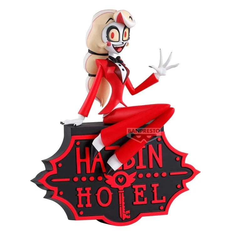 Banpresto Hazbin Hotel Monitor Top Figure Charlie Morningstar - Banpresto Hazbin Hotel Monitor Top Charlie Morningstar - collectible figure product view 3