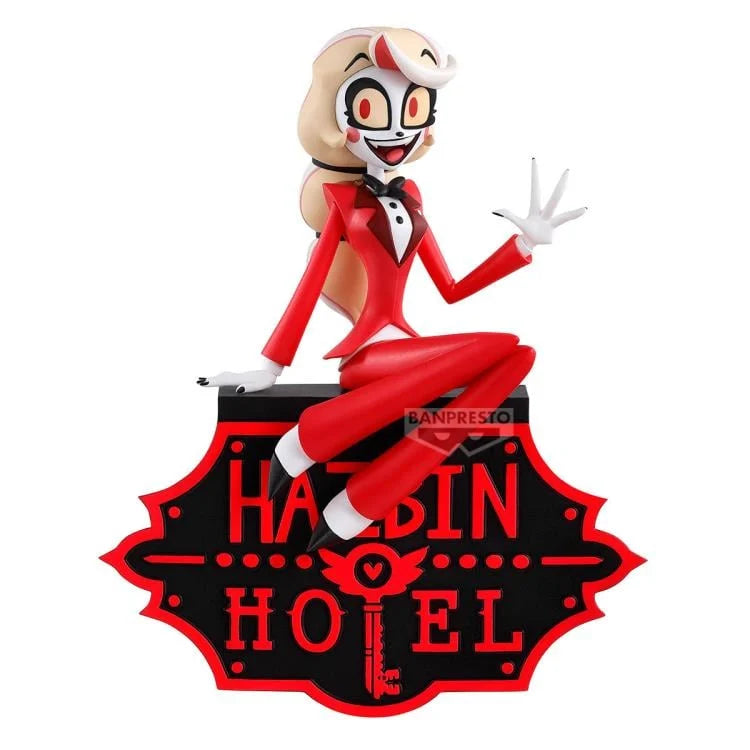 Banpresto Hazbin Hotel Monitor Top Figure Charlie Morningstar - Banpresto Hazbin Hotel Monitor Top Charlie Morningstar - collectible figure product view 4