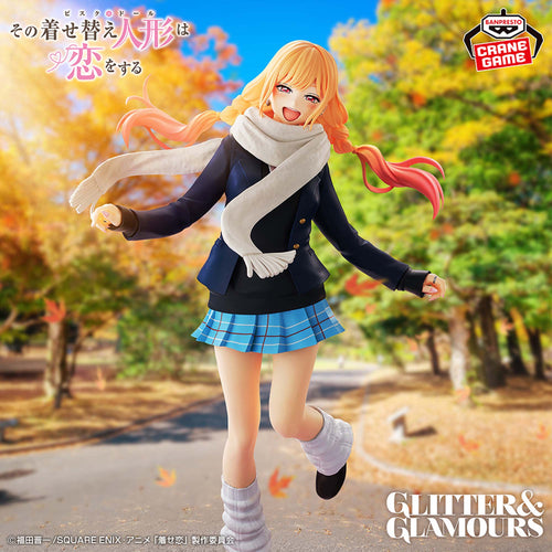 Banpresto My Dress-Up Darling GLITTER & GLAMOURS Marin Kitagawa Winter Uniform Ver. Figure - GLITTER & GLAMOURS Winter Uniform Ver. - collectible figure product view 1