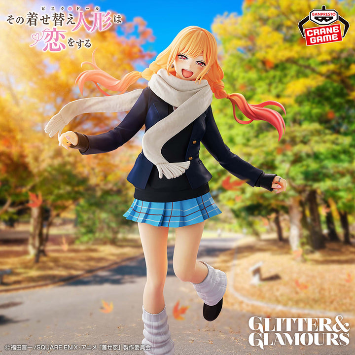 Banpresto My Dress-Up Darling GLITTER & GLAMOURS Marin Kitagawa Winter Uniform Ver. Figure - GLITTER & GLAMOURS Winter Uniform Ver. - collectible figure product view 1