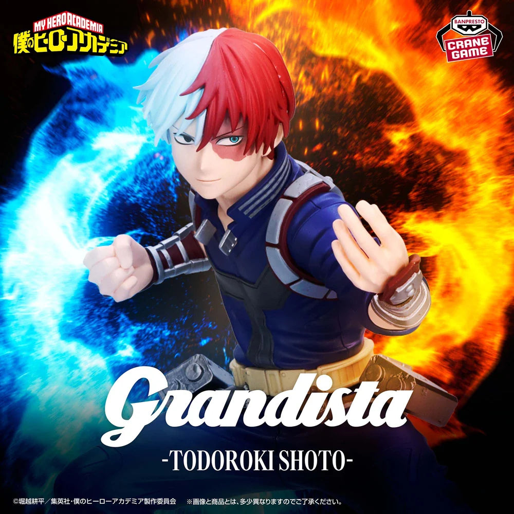 Banpresto My Hero Academia Grandista Shoto Todoroki Figure - collectible figure product view 2