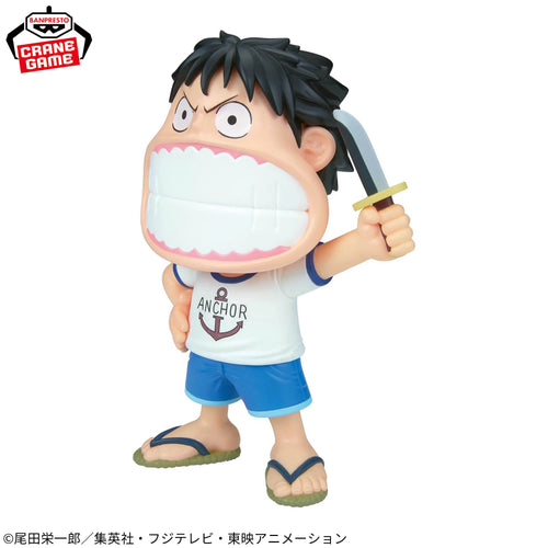 Banpresto One Piece Big SOFVIMATES Monkey D. Luffy Figure - collectible figure product view 2