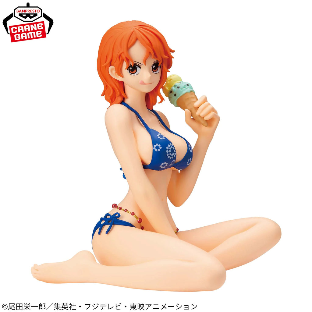 Banpresto One Piece GLITTER & GLAMOURS Nami Summer Style Figure - GLITTER & GLAMOURS Summer Style - collectible figure product view 2