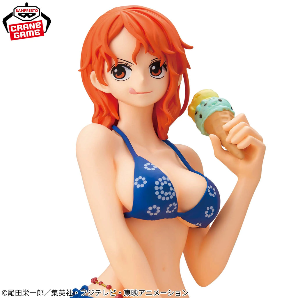 Banpresto One Piece GLITTER & GLAMOURS Nami Summer Style Figure - GLITTER & GLAMOURS Summer Style - collectible figure product view 3