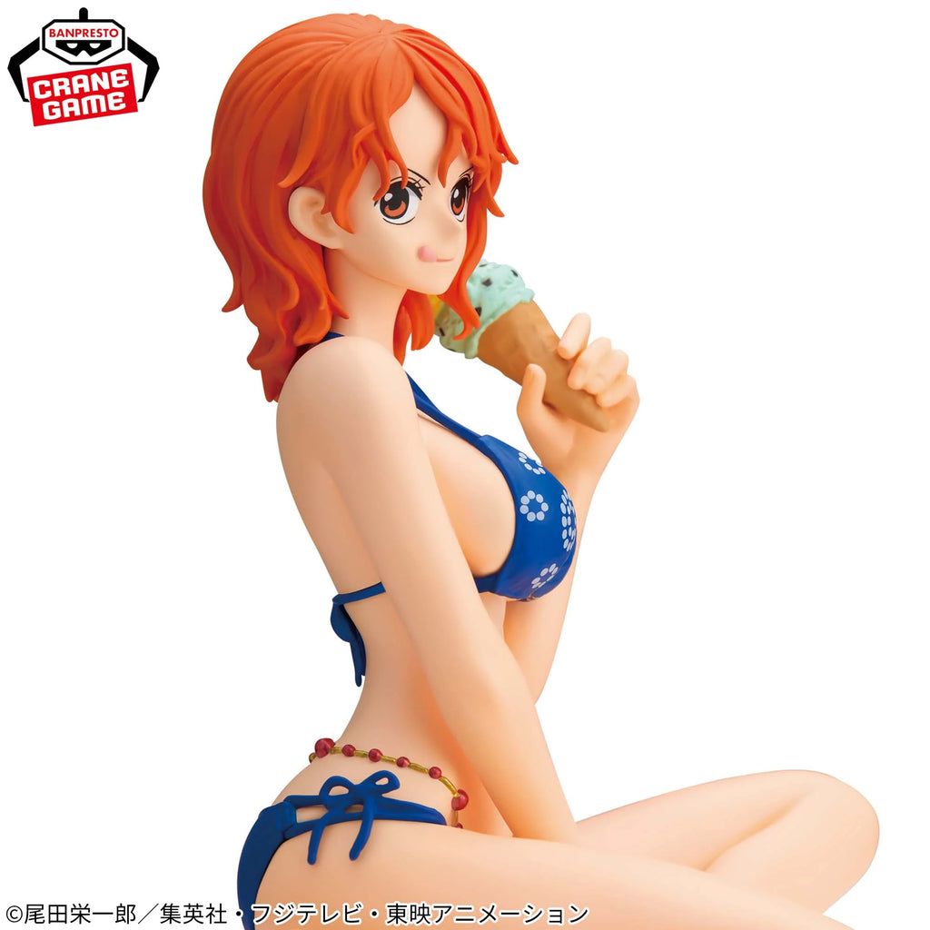Banpresto One Piece GLITTER & GLAMOURS Nami Summer Style Figure - GLITTER & GLAMOURS Summer Style - collectible figure product view 4