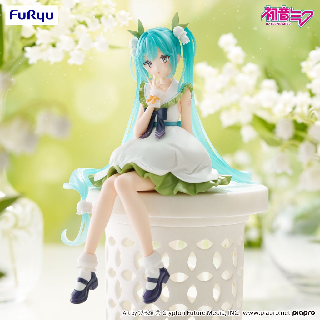 FuRyu Hatsune Miku Noodle Stopper Figure Flower Fairy Lily of the Valley Ver. - official collectible figure product image 3