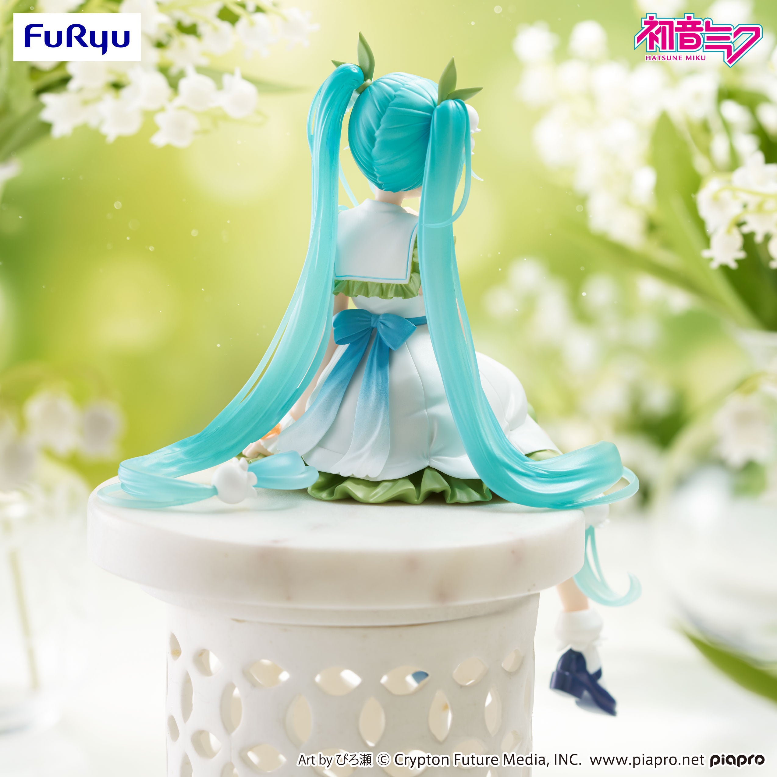 FuRyu Hatsune Miku Noodle Stopper Figure Flower Fairy Lily of the Valley Ver. - official collectible figure product image 7