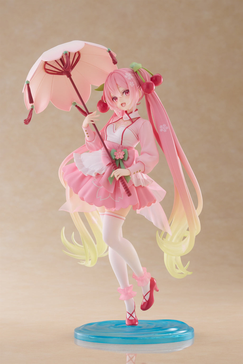 Hatsune Miku AMP Plus Sakura Dress Ver. - Collectible Figure - collectible figure product view 1