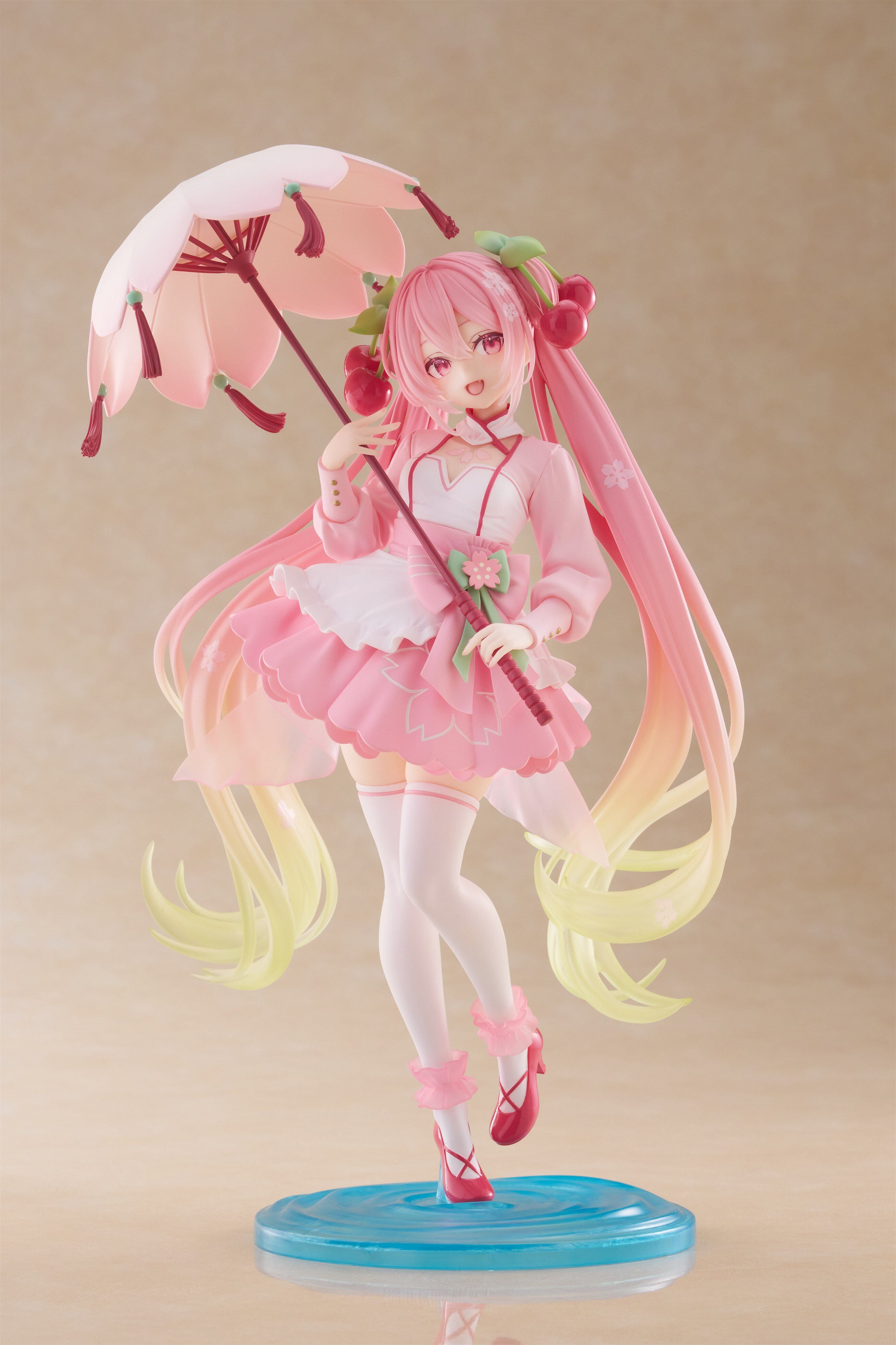 Hatsune Miku AMP Plus Sakura Dress Ver. - Collectible Figure - collectible figure product view 3