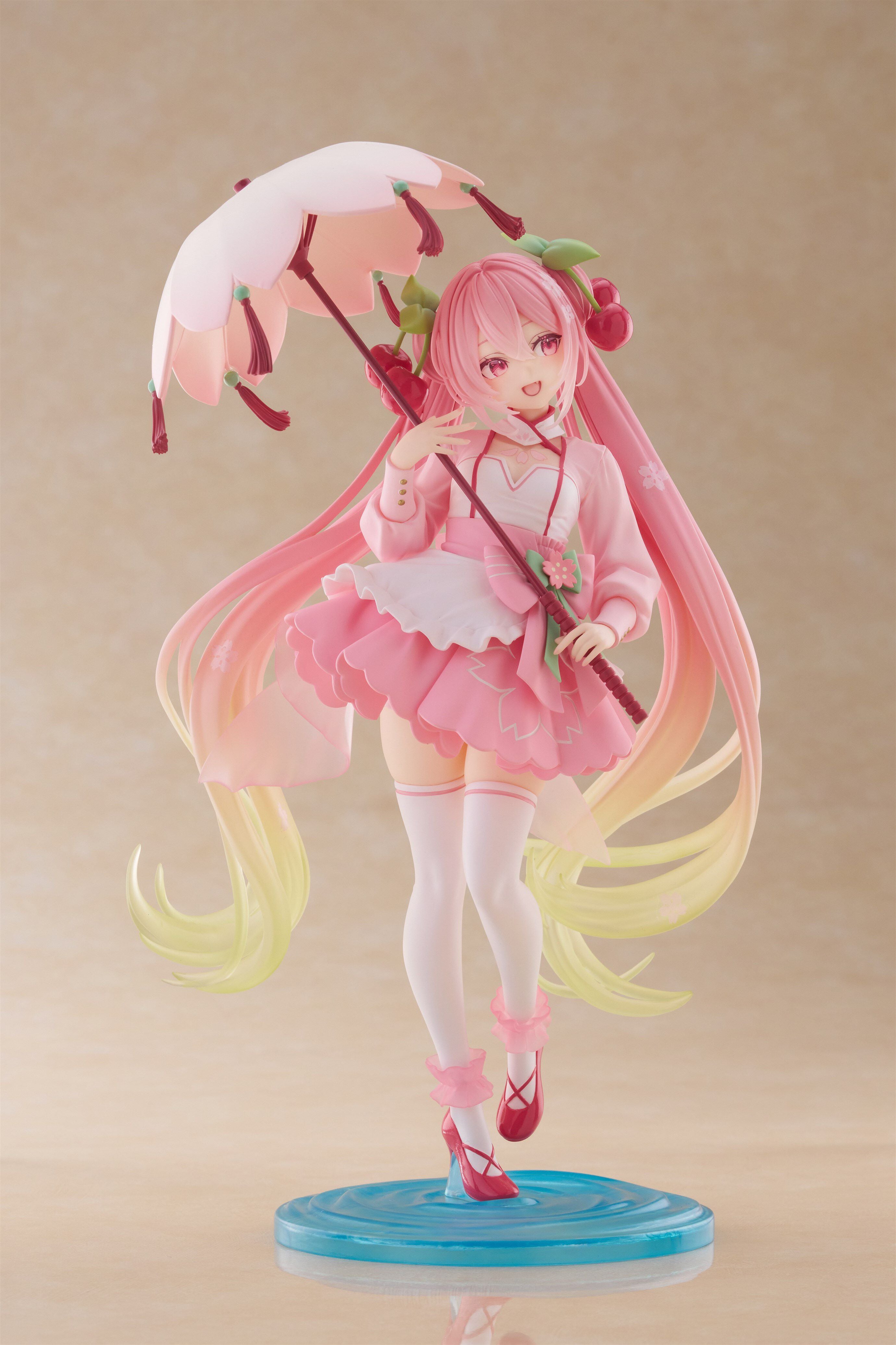 Hatsune Miku AMP Plus Sakura Dress Ver. - Collectible Figure - collectible figure product view 4