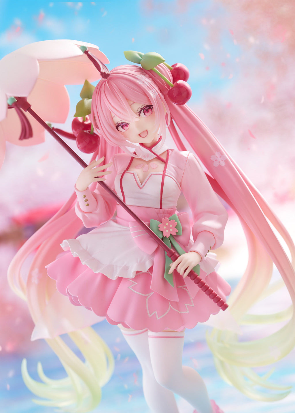 Hatsune Miku AMP Plus Sakura Dress Ver. - Collectible Figure - collectible figure product view 5
