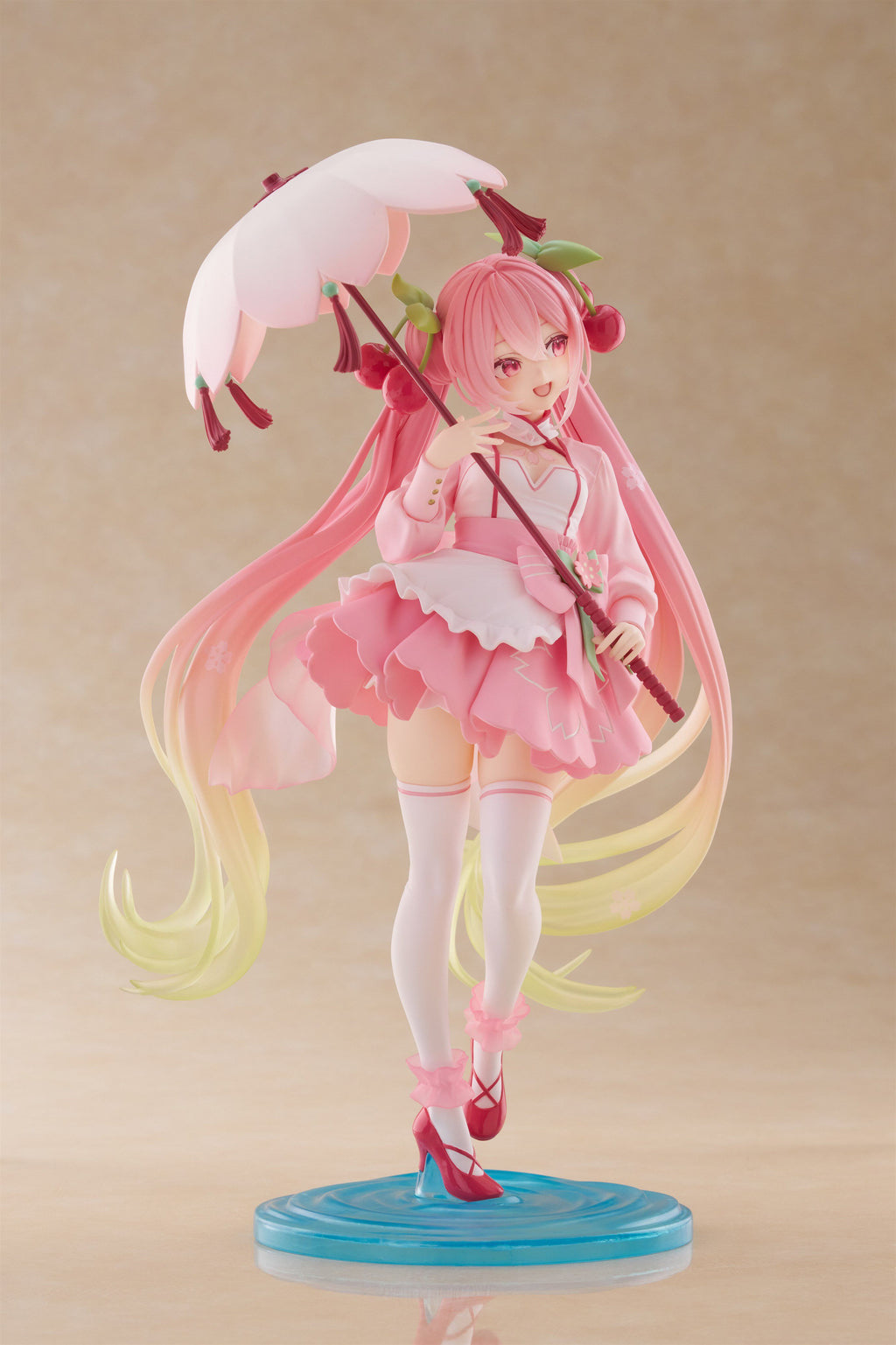 Hatsune Miku AMP Plus Sakura Dress Ver. - Collectible Figure - collectible figure product view 6