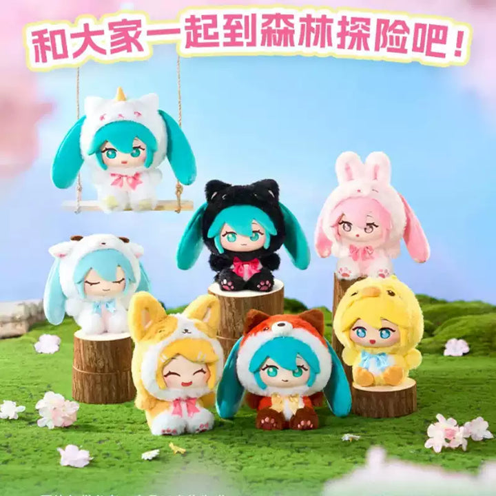 LDCX Hatsune Miku Forest Critter Soft Vinyl Plush S Blind Box - Hatsune Miku collectible product image 1