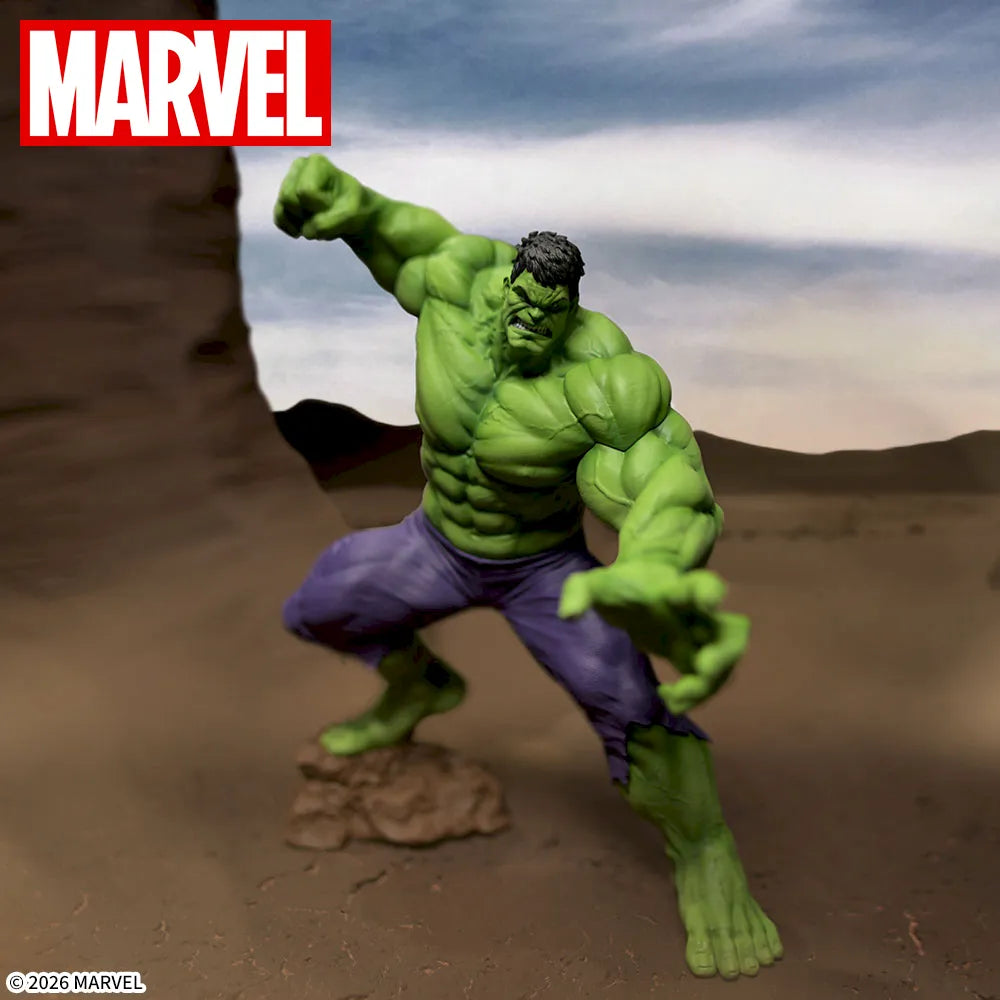 Marvel Luminasta Hulk Figure - collectible figure product view 2