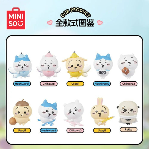 Chiikawa Happy Buddy Blind Box - Miniso blind-box Blind Box Collectible at Mega Claw, main product image