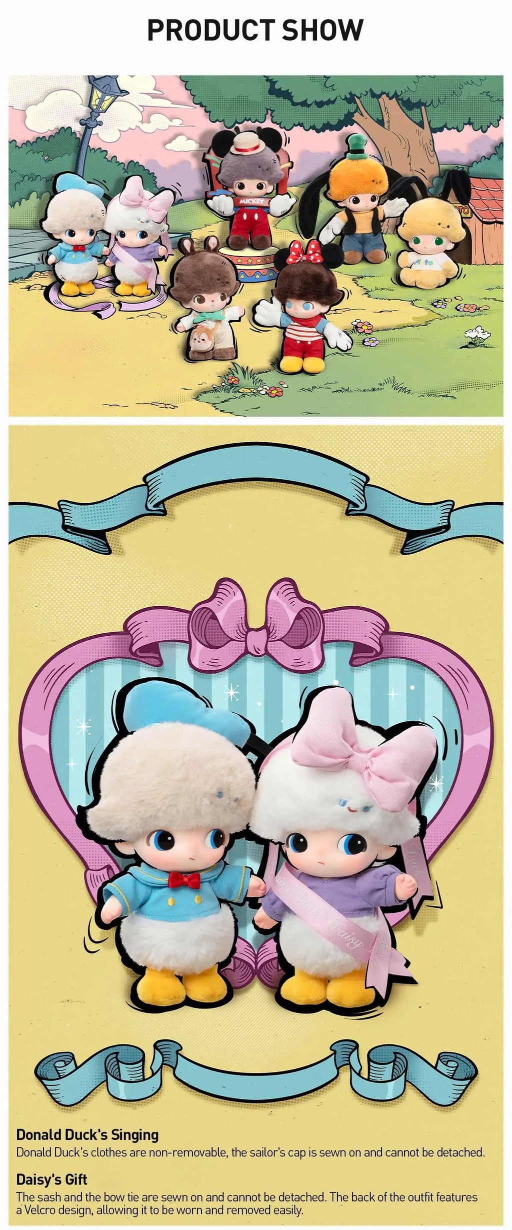 DIMOO WORLD × DISNEY Series-Vinyl Plush Keychain Blind Box - POP MART blind-box Blind Box Keychain at Mega Claw, product image 11
