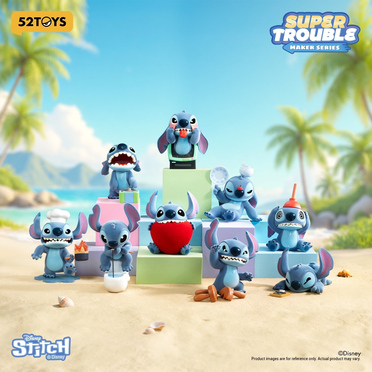 Disney Stitch Super Trouble Maker Series Blind Box - 52TOYS 52toys Blind Box Collectible at Mega Claw, main product image