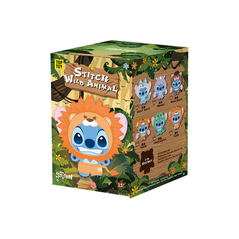 Disney Stitch Wild Animal Soft Vinyl Plush Blind Box - TOP TOY blind-box Blind Box Plush at Mega Claw, product image 3