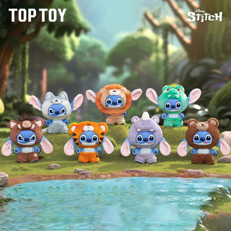 Disney Stitch Wild Animal Soft Vinyl Plush Blind Box