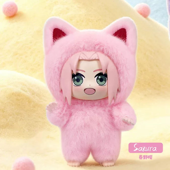EAKI x NARUTO Shippuden KittenLand Series Vinyl Plush Keychain Blind Box - EAKI blind-box Blind Box Keychain at Mega Claw, main product image