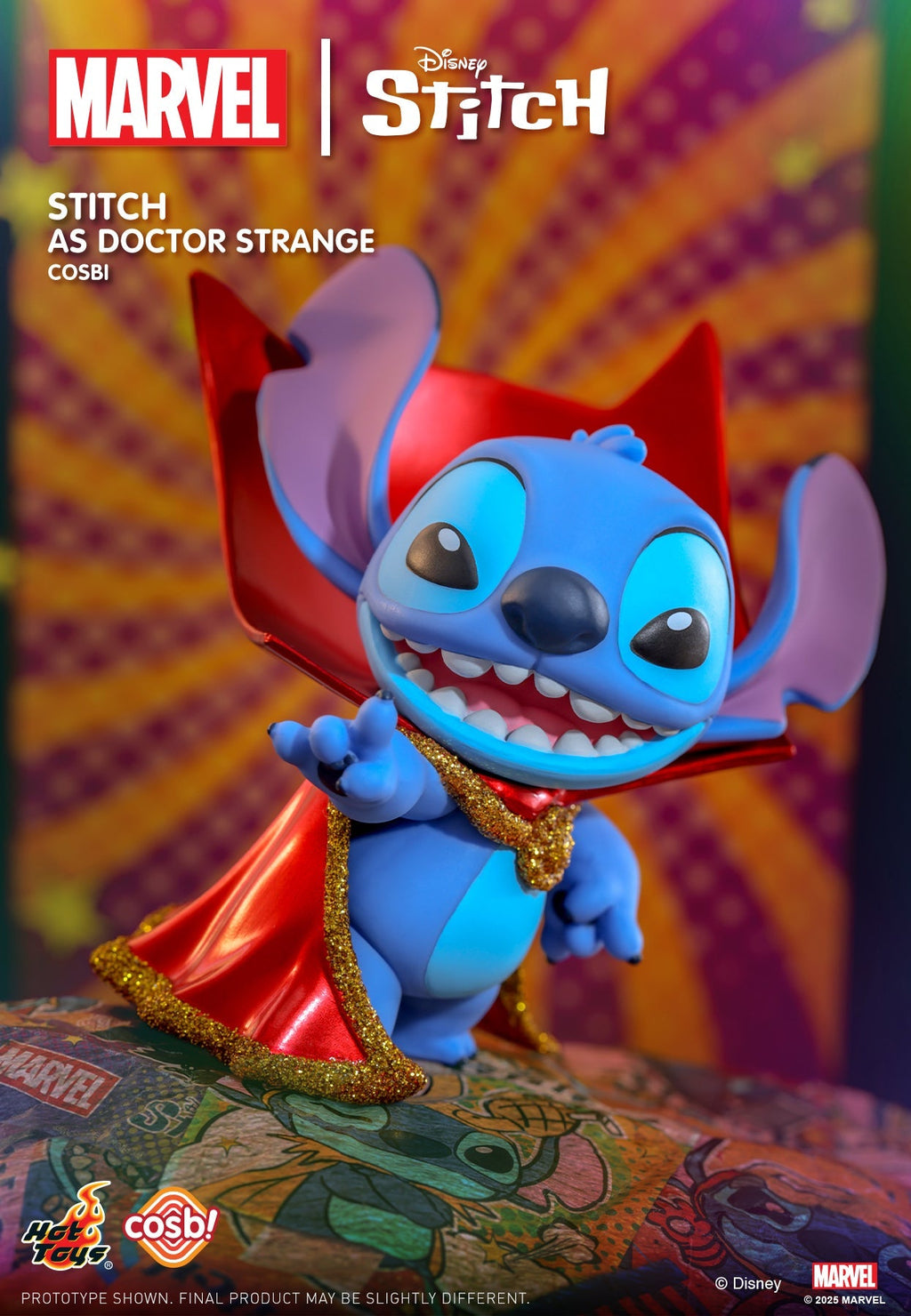 Marvel Stitch COSBI Mini Figure Blind Box - HOT TOYS blind-box Blind Box Figure at Mega Claw, product image 3