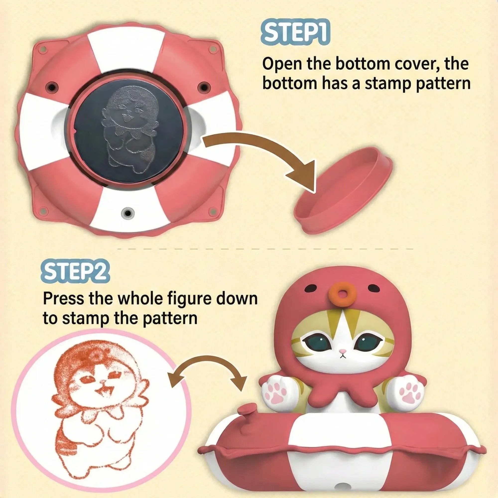 Mofusand Swim Ring Series Blind Box - CYDM blind-box Blind Box Collectible at Mega Claw, product image 4