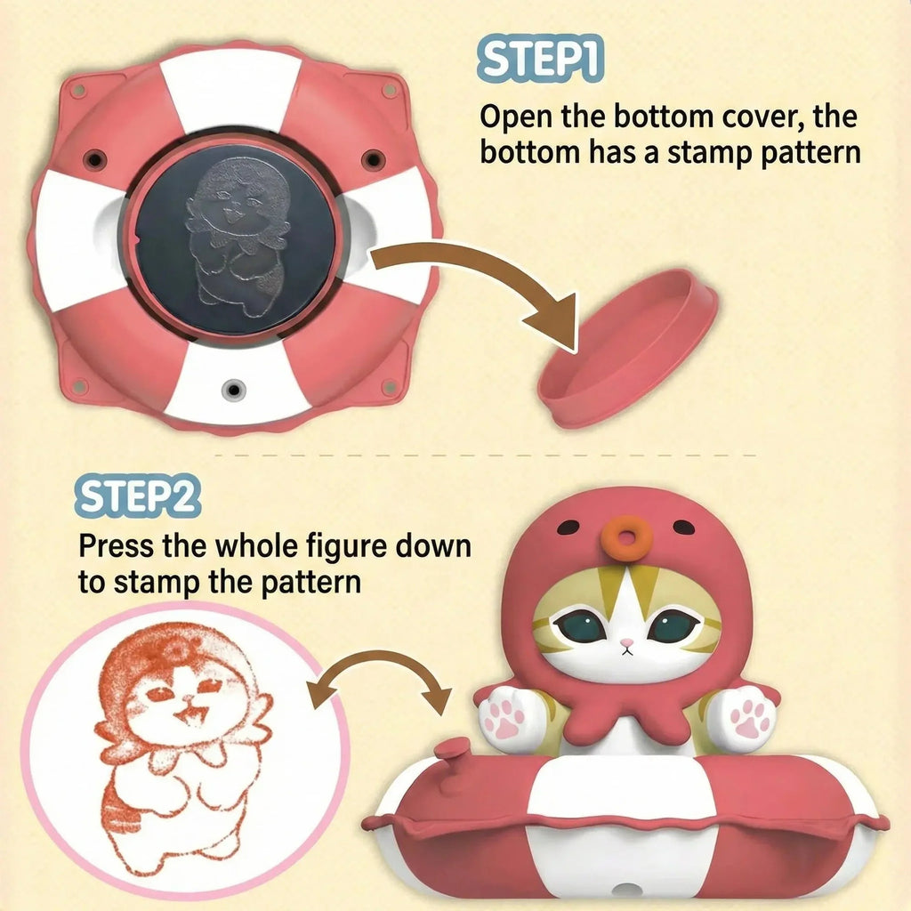 Mofusand Swim Ring Series Blind Box - CYDM blind-box Blind Box Collectible at Mega Claw, product image 4