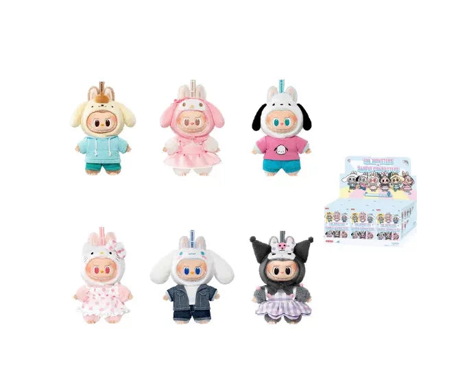 POP MART The Monsters Hello Kitty and Friends Series Vinyl Plush Pendant Blind Box - POP MART blind-box Blind Box Keychain at Mega Claw, product image 12
