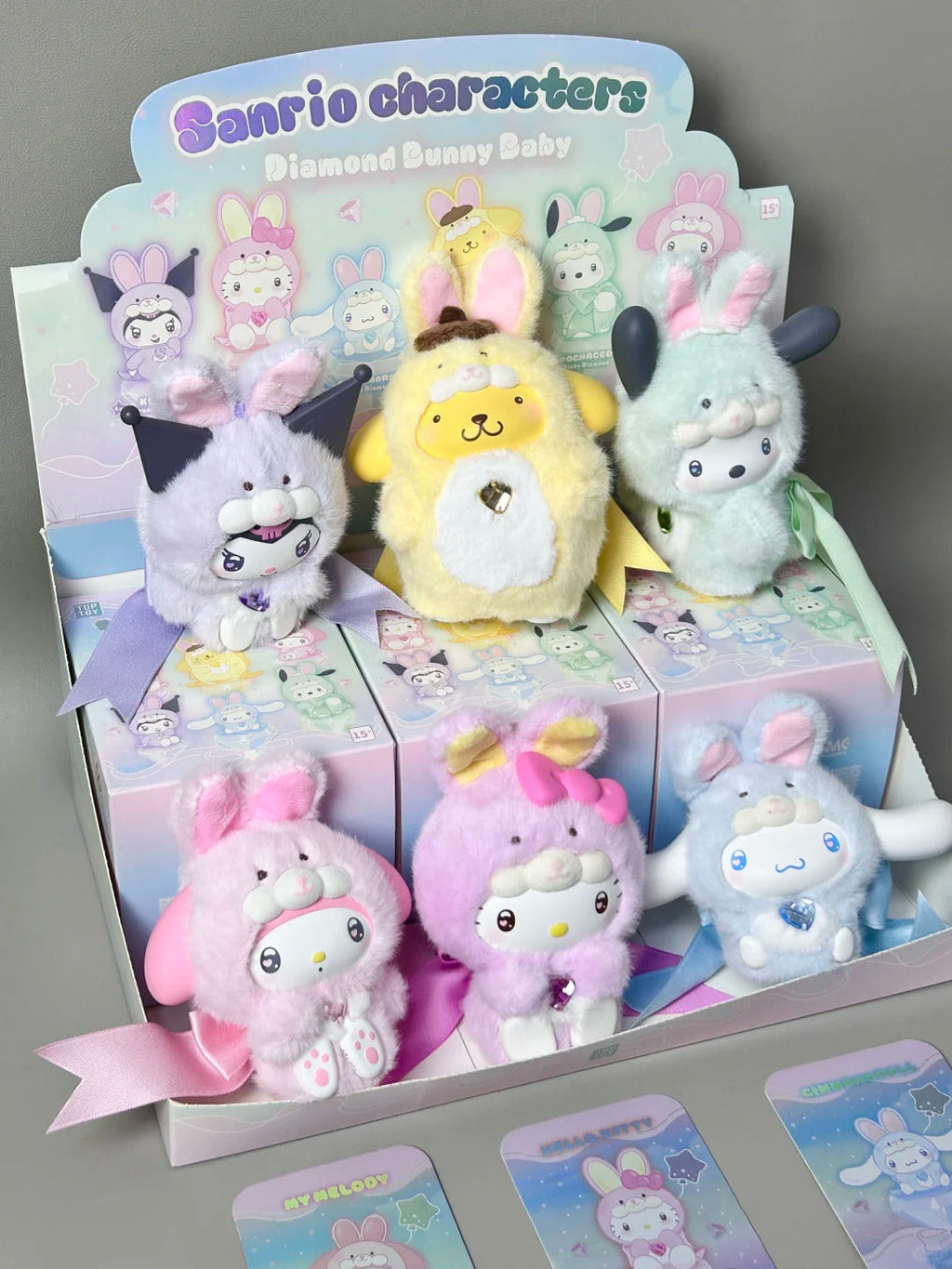 Sanrio Diamond Bunny Soft Vinyl Plush Blind Box - TOP TOY blind-box Blind Box Plush at Mega Claw, main product image