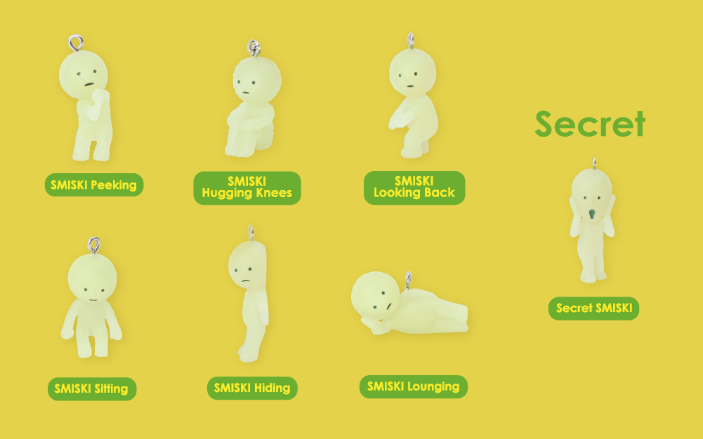 SMISKI Strap Accessories Series 1 - SMISKI blind-box Blind Box Keychain at Mega Claw, product image 3