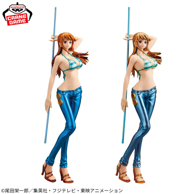 One Piece Glitter & Glamours Nami Special Color Ver. Figure - collectible figure product view 6