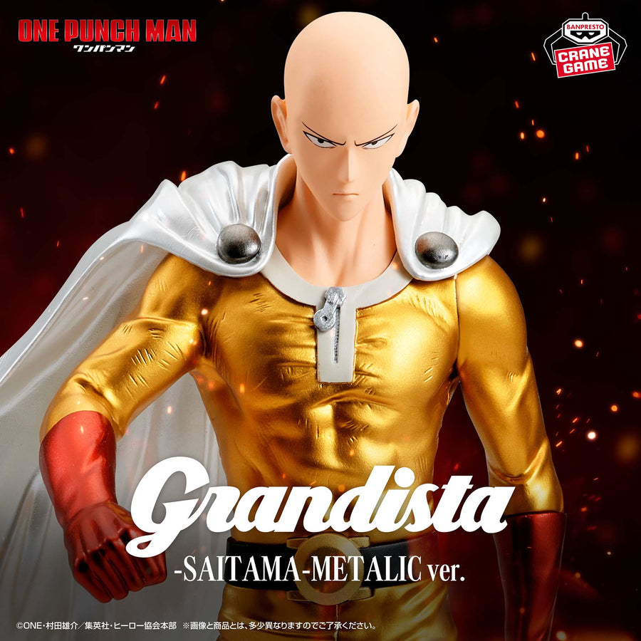 One-Punch Man Grandista Saitama Metallic Ver. Figure