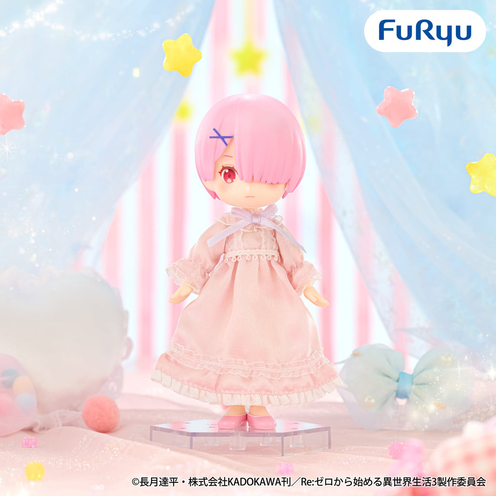 Re:Zero Starting Life in Another World MeloDoll Figure - Ram Night Dress Ver. - collectible figure product view 1