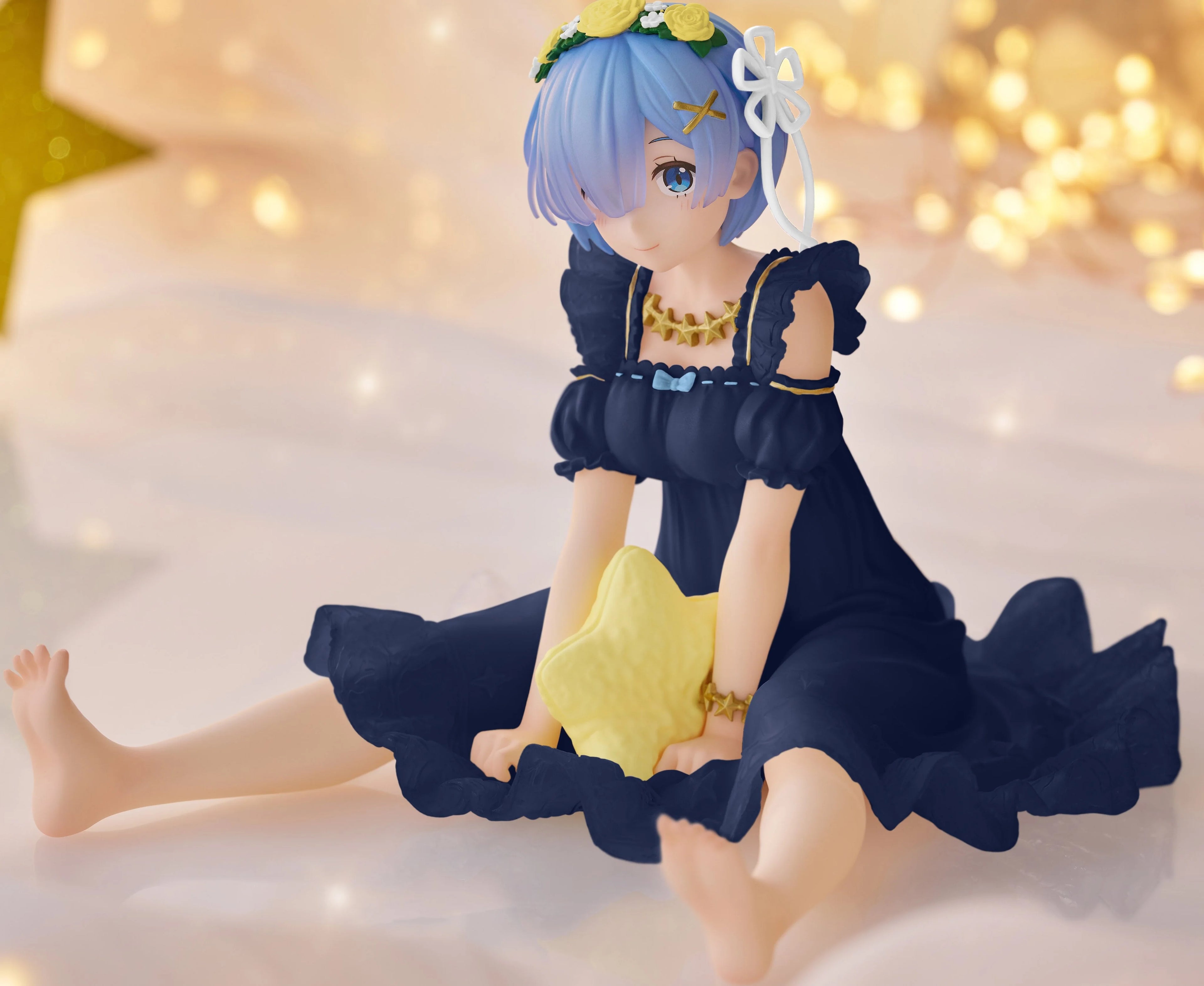 Taito Re:Zero Starting Life in Another World Desktop Cute Figure Rem Star Dreamy Ver. - collectible figure product view 1